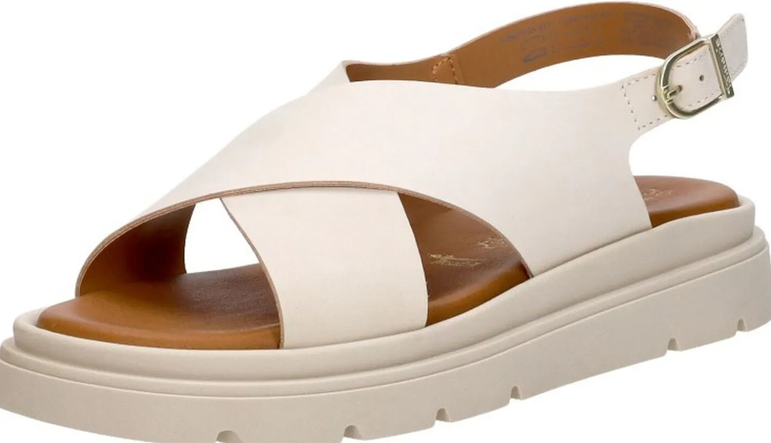 Tamaris Sandalen Plat Gebroken wit Fashion