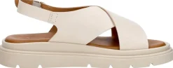 Tamaris Sandalen Plat Gebroken wit Fashion