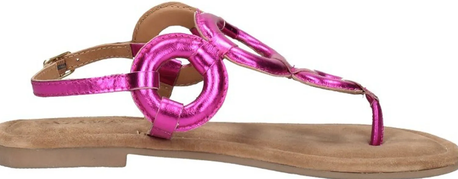 Lazamani Sandalen Plat Fuchsia Hot
