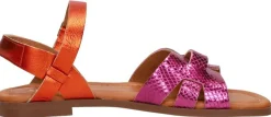 Red Rag Sandalen Plat Fuchsia Outlet