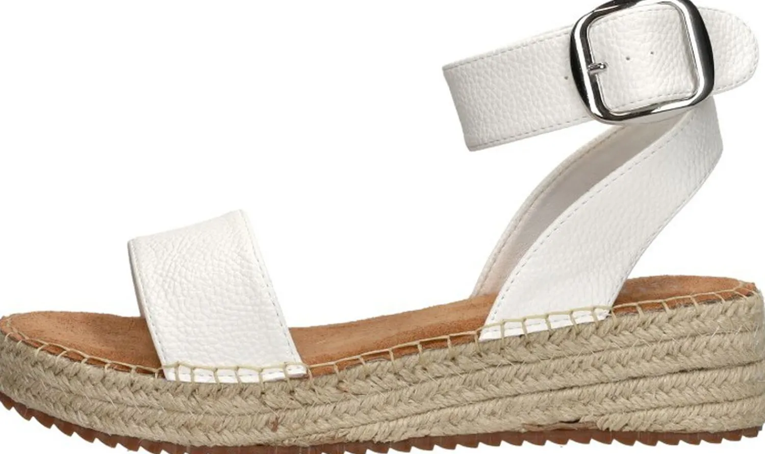 Sub55 Sandalen Plat Wit Outlet