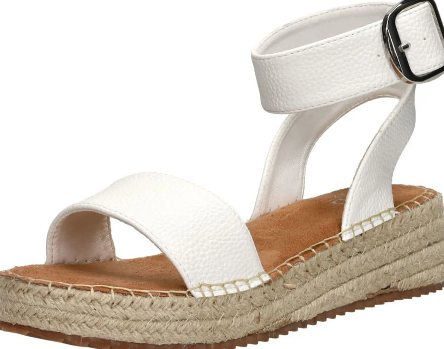 Sub55 Sandalen Plat Wit Outlet