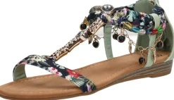 Sub55 Sandalen Plat Groen Best