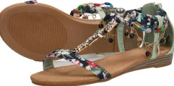 Sub55 Sandalen Plat Groen Best