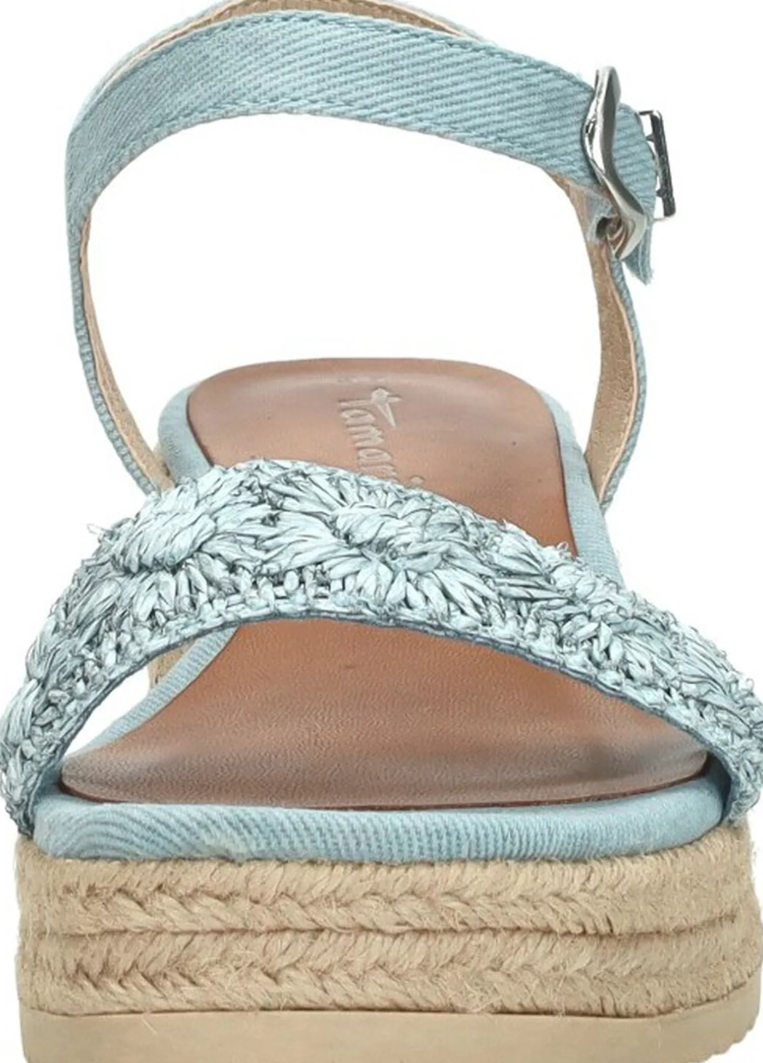 Tamaris Sandalen Touwzool Licht blauw Best