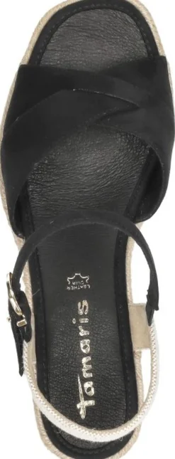 Tamaris Sandalen Touwzool Zwart Sale
