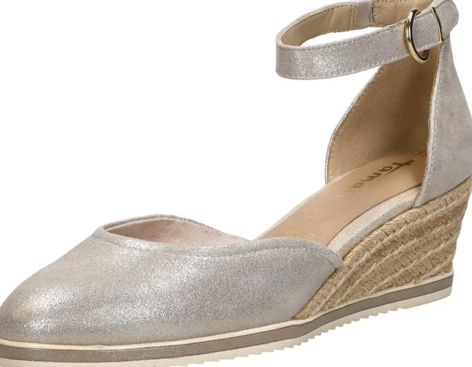 Tamaris Sandalen Touwzool Goudkleur Best