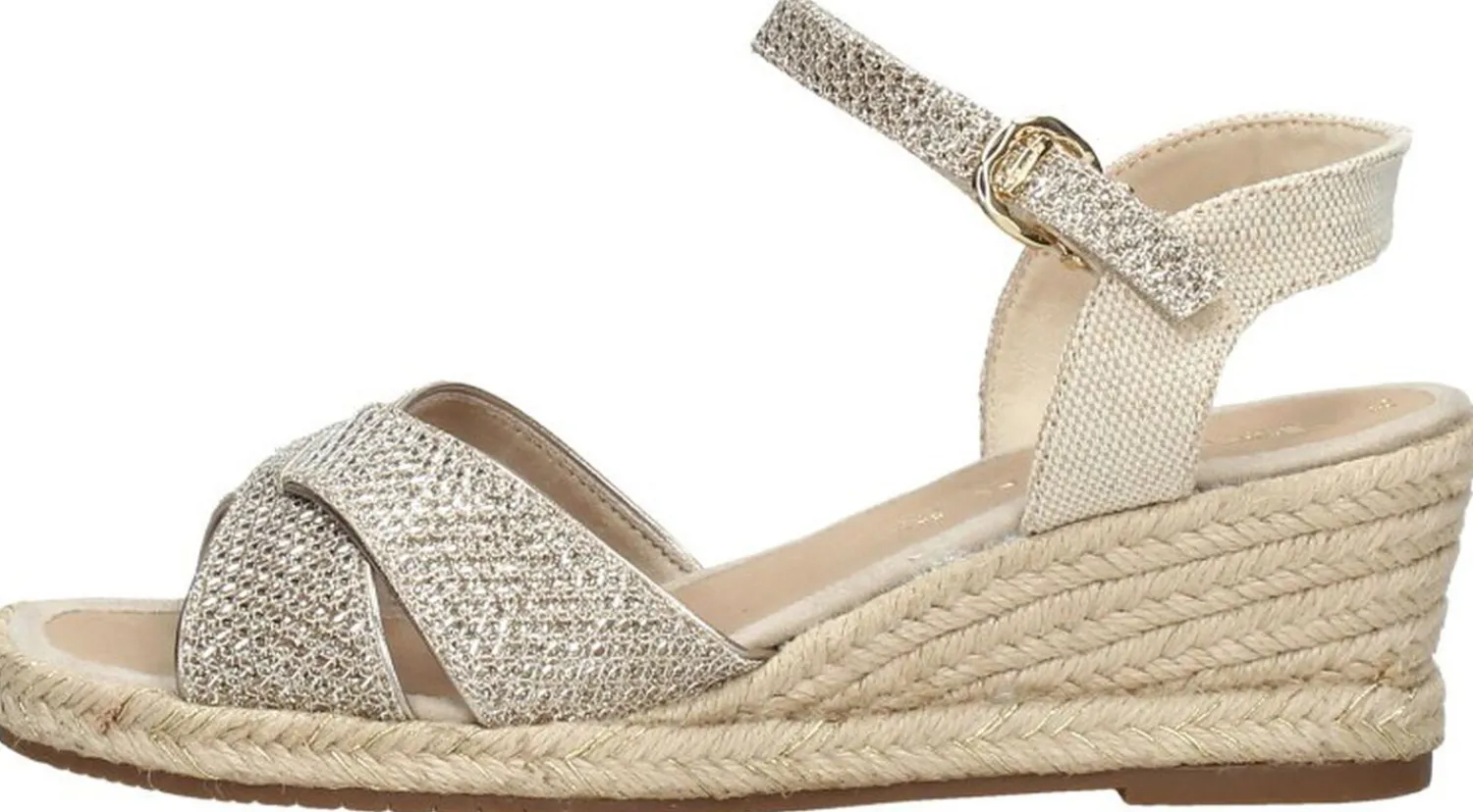 Tamaris Sandalen Touwzool Goudkleur Sale