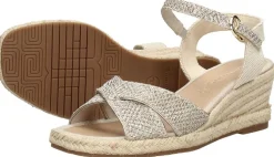 Tamaris Sandalen Touwzool Goudkleur Sale