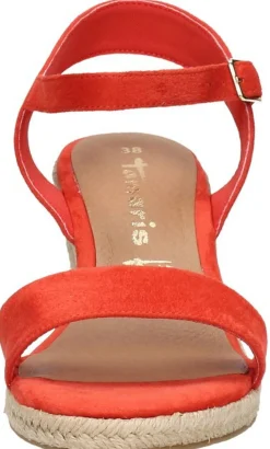 Tamaris Sandalen Touwzool Oranje Fashion
