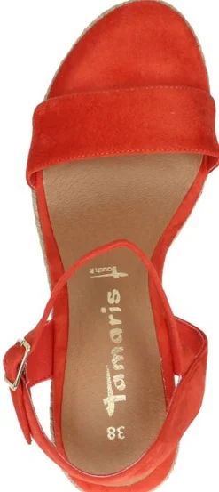 Tamaris Sandalen Touwzool Oranje Fashion