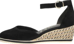 Tamaris Sandalen Touwzool Zwart Clearance