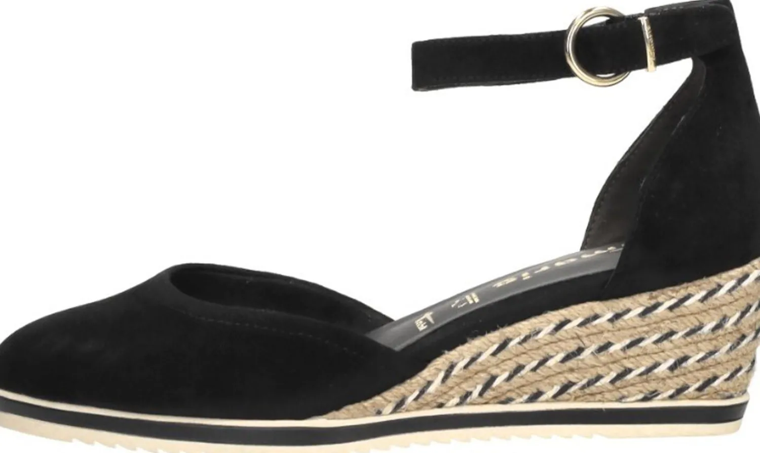 Tamaris Sandalen Touwzool Zwart Clearance