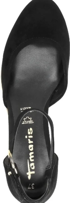 Tamaris Sandalen Touwzool Zwart Clearance