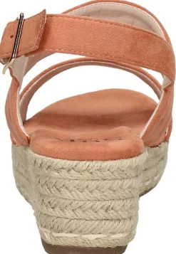 Sub55 Sandalen Touwzool Koraal rood Discount