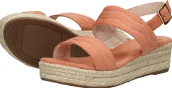 Sub55 Sandalen Touwzool Koraal rood Discount