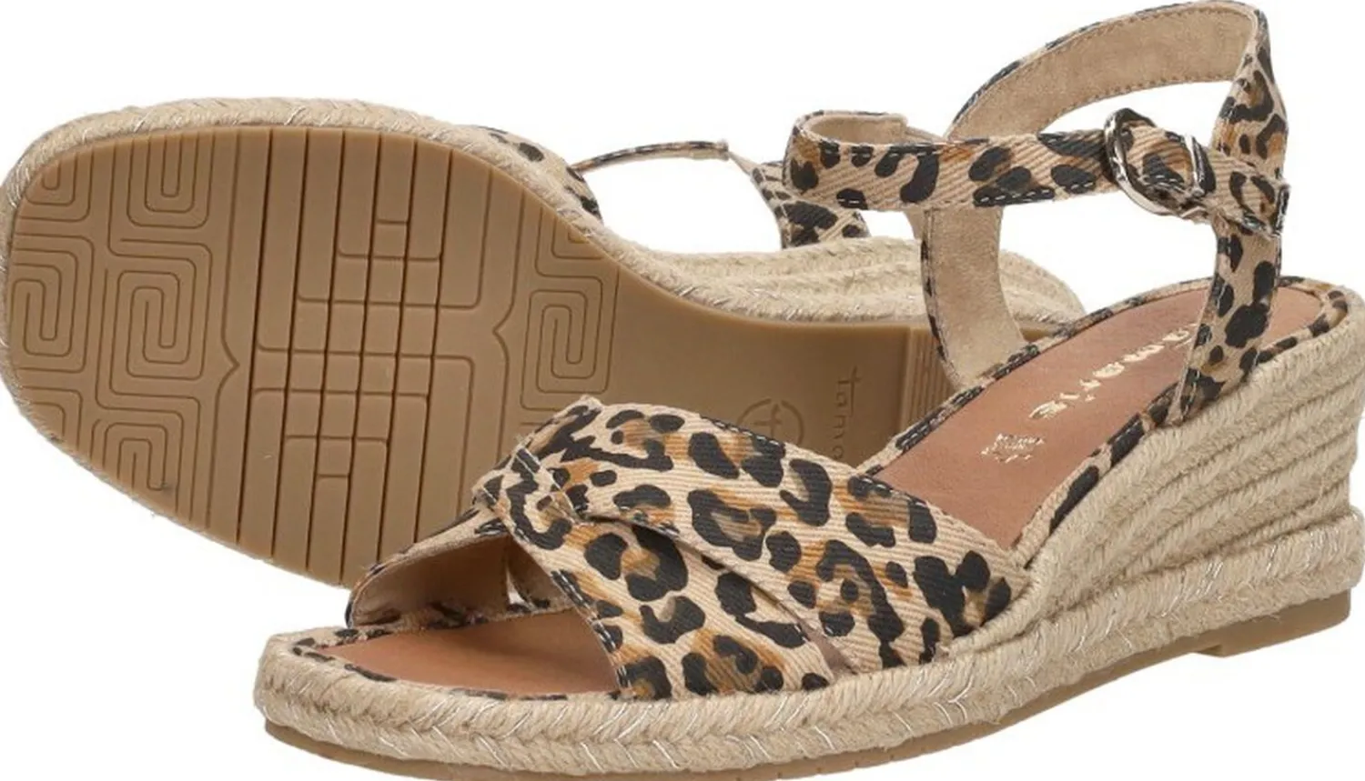 Tamaris Sandalen Touwzool Beige New