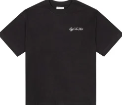 Off The Pitch Script Loose Fit Tee Unisex Zwart Online