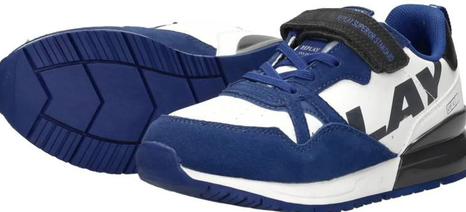 Replay Shoot JR8 CB Kobalt blauw Outlet