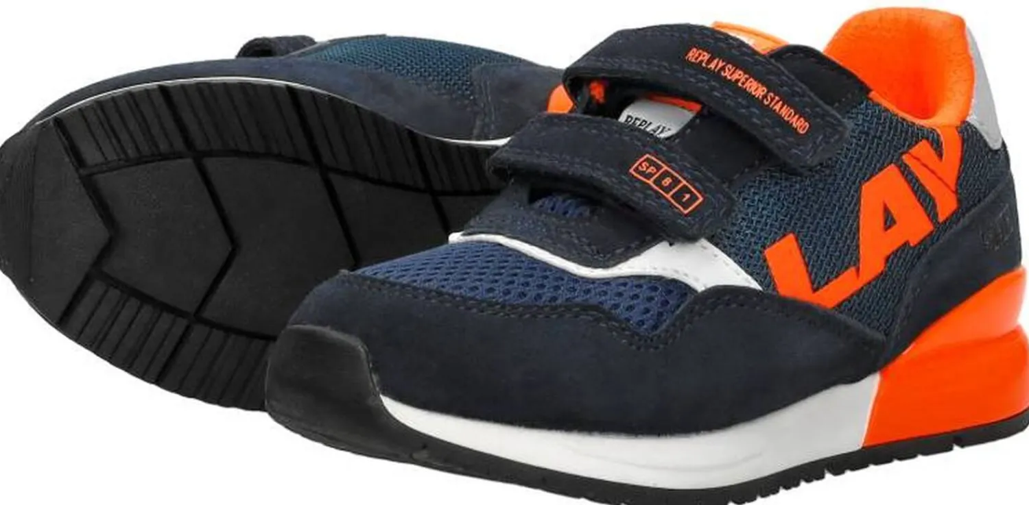 Replay Shoot Kid Blauw Clearance