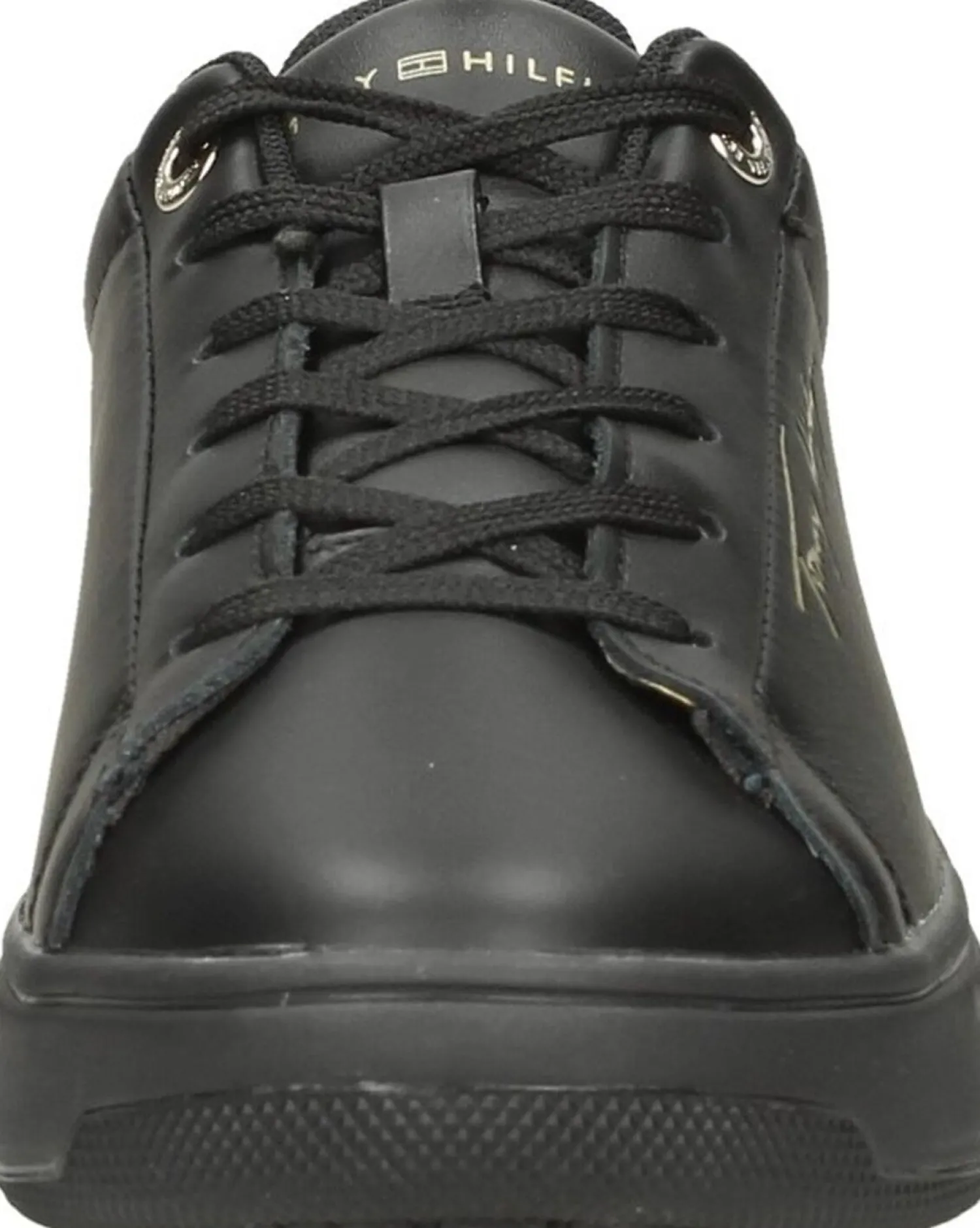 Tommy Hilfiger Signature Court Sneaker Zwart Best
