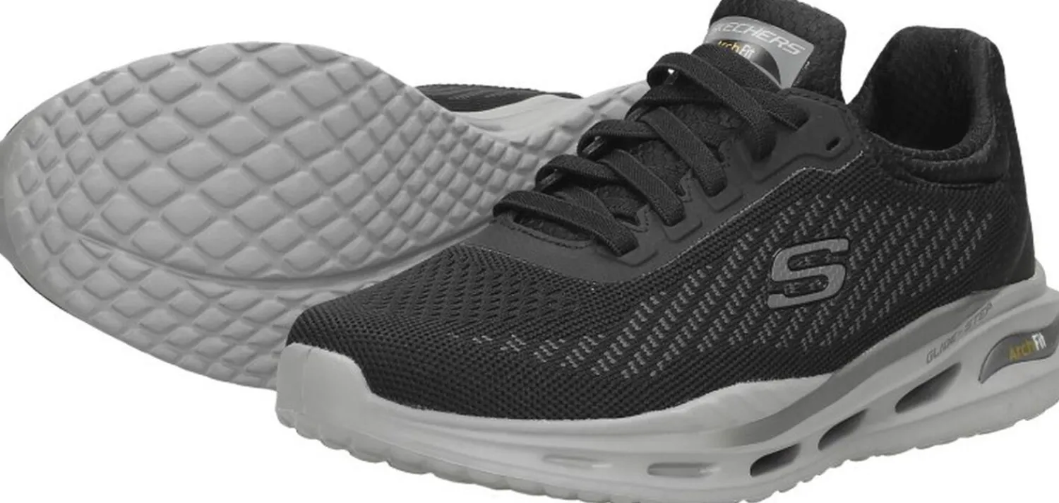 Skechers Arch Fit Orvan - Trayver Zwart Sale