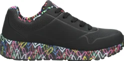 Skechers X Jgoldcrown: Uno Lite Zwart Best