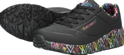 Skechers X Jgoldcrown: Uno Lite Zwart Best