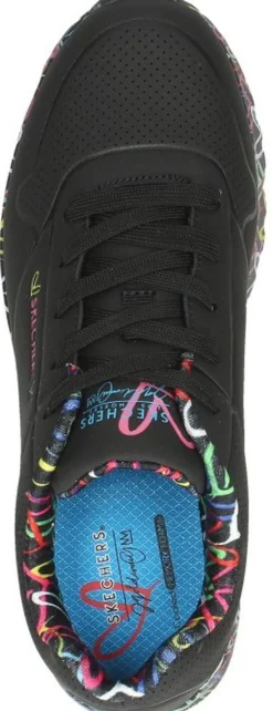 Skechers X Jgoldcrown: Uno Lite Zwart Best