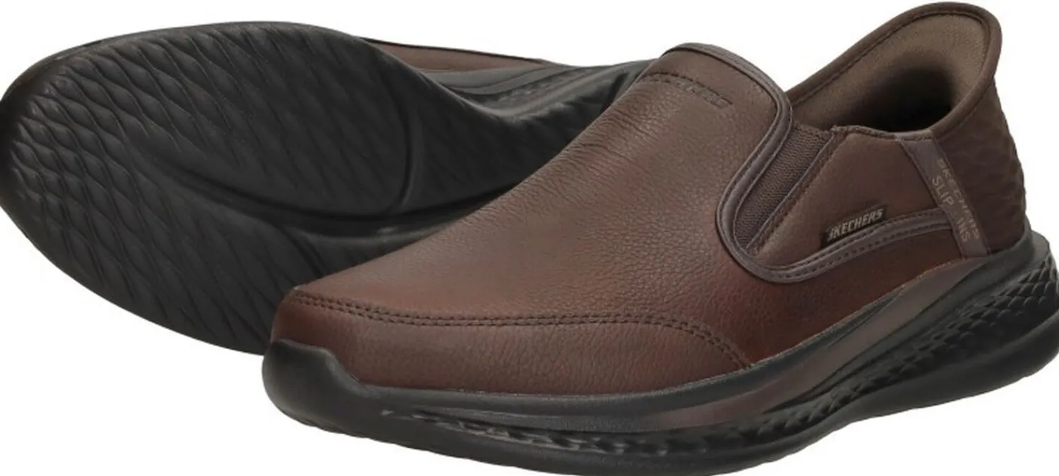 Skechers Slade Donkerbruin Hot