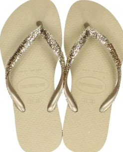 Havaianas Slim Glitter Beige Hot