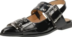 Sub55 Slingbacks Zwart lak Outlet