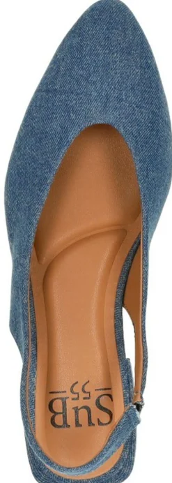 Sub55 Slingbacks Licht blauw New