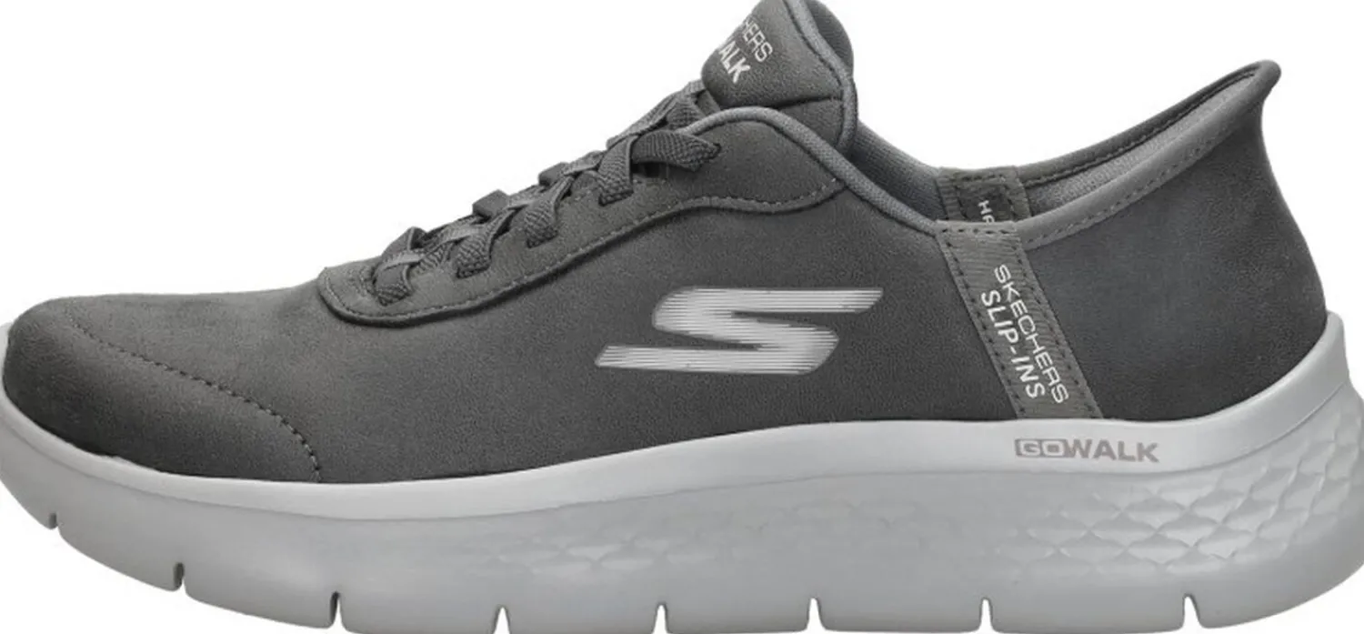 Skechers Slip-Ins: Go Walk Flex Donkergrijs Hot
