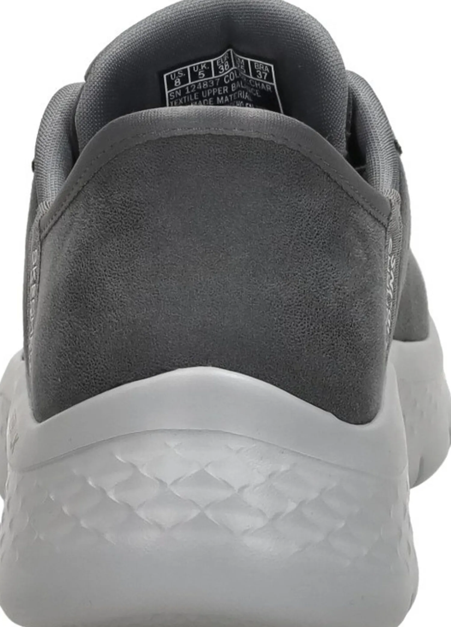 Skechers Slip-Ins: Go Walk Flex Donkergrijs Hot