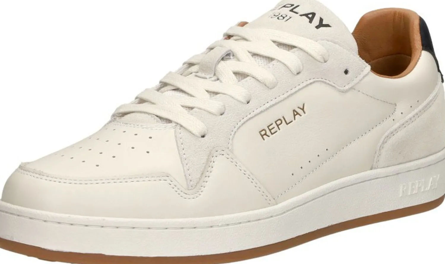 Replay Smash Fine Gebroken wit Fashion