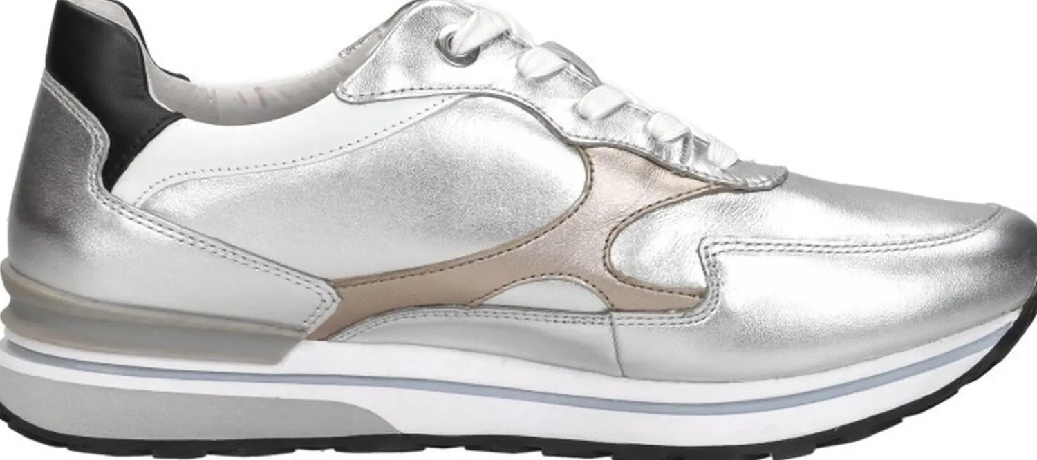 Gabor Sneakers Hoog Zilverkleur Hot