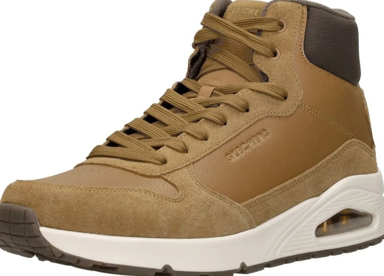 Skechers Sneakers Hoog Middelbruin Fashion