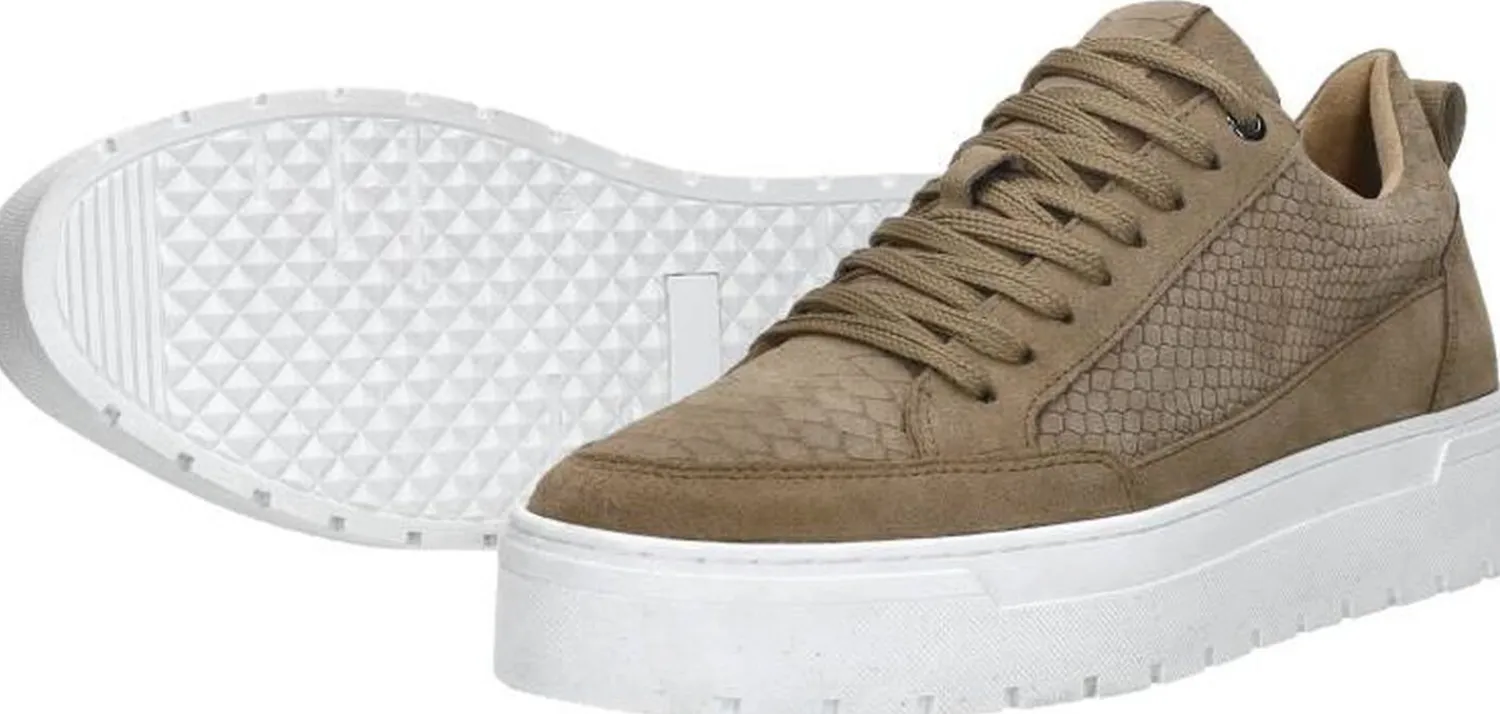 Sub55 Sneakers Laag Taupe Clearance
