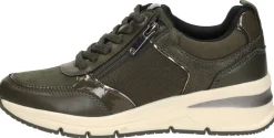 Tamaris Sneakers Laag Groen Fashion