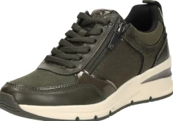 Tamaris Sneakers Laag Groen Fashion