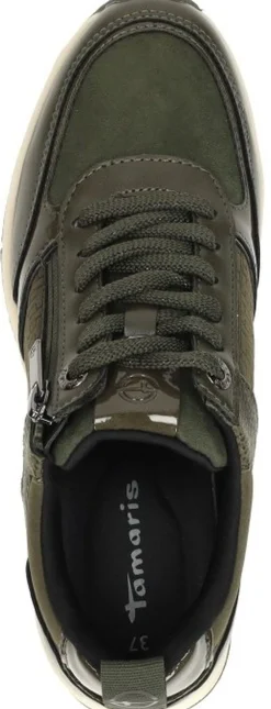 Tamaris Sneakers Laag Groen Fashion