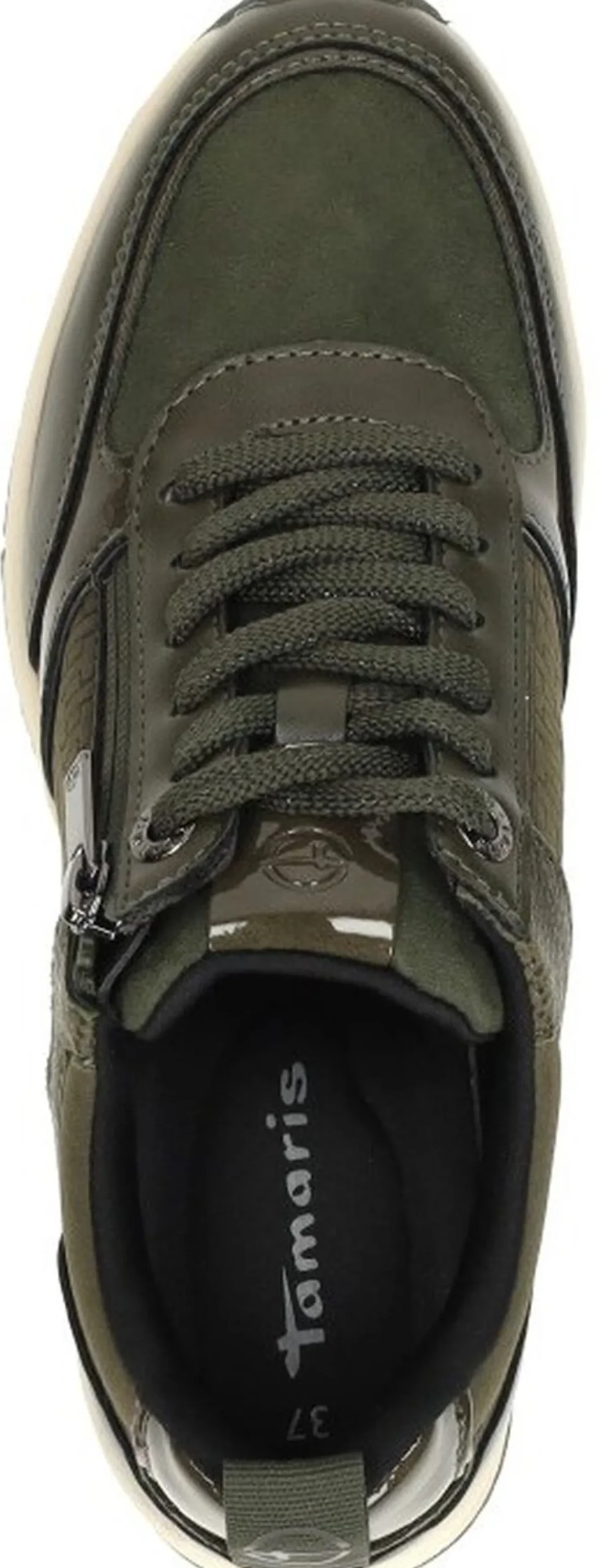 Tamaris Sneakers Laag Groen Fashion