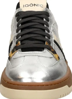 Iqonic Sneakers Laag Zilverkleur Outlet