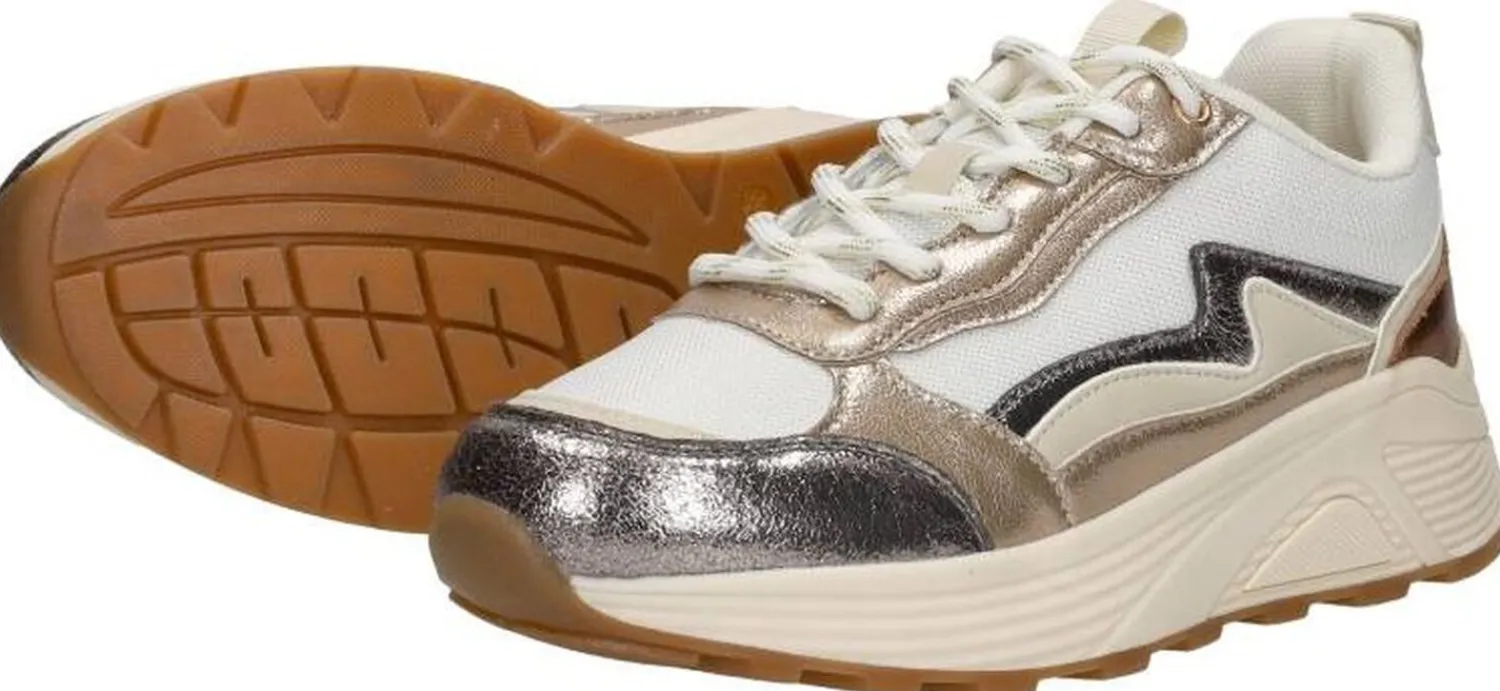 Sub55 Sneakers Laag Goudkleur Clearance