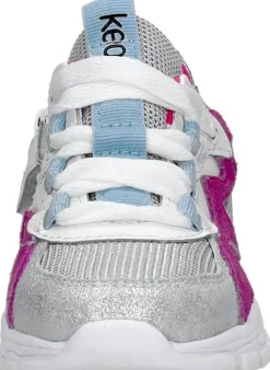 Keq Sneakers Laag Zilverkleur Sale