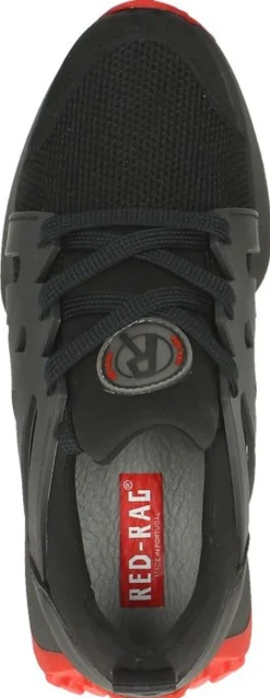 Red Rag Sneakers Laag Zwart Hot