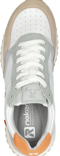 Rieker Sneakers Laag Wit Fashion