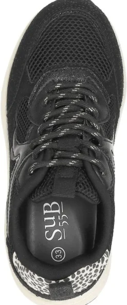 Sub55 Sneakers Laag Zwart Clearance