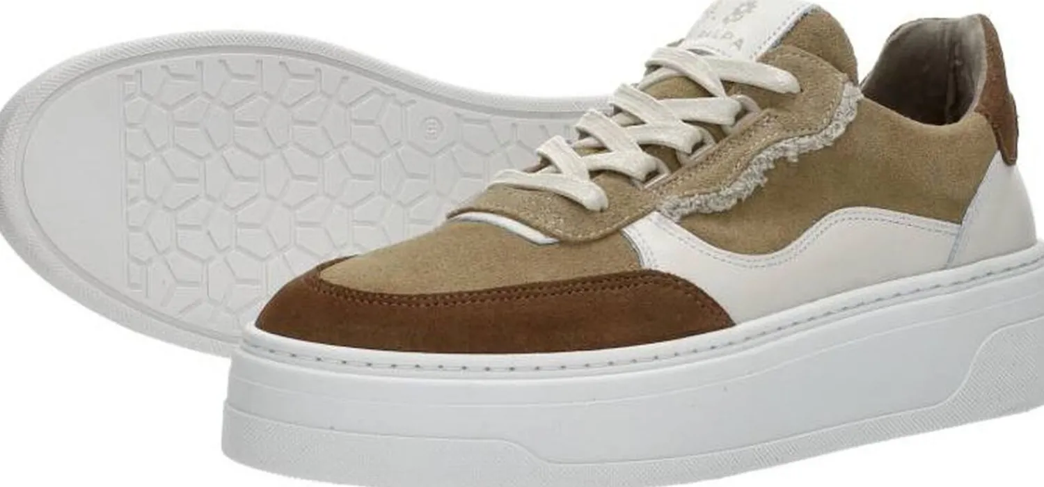 Palpa Sneakers Laag Beige Hot